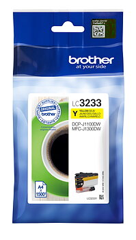 Bläck Brother LC3233Y 1,5k gul