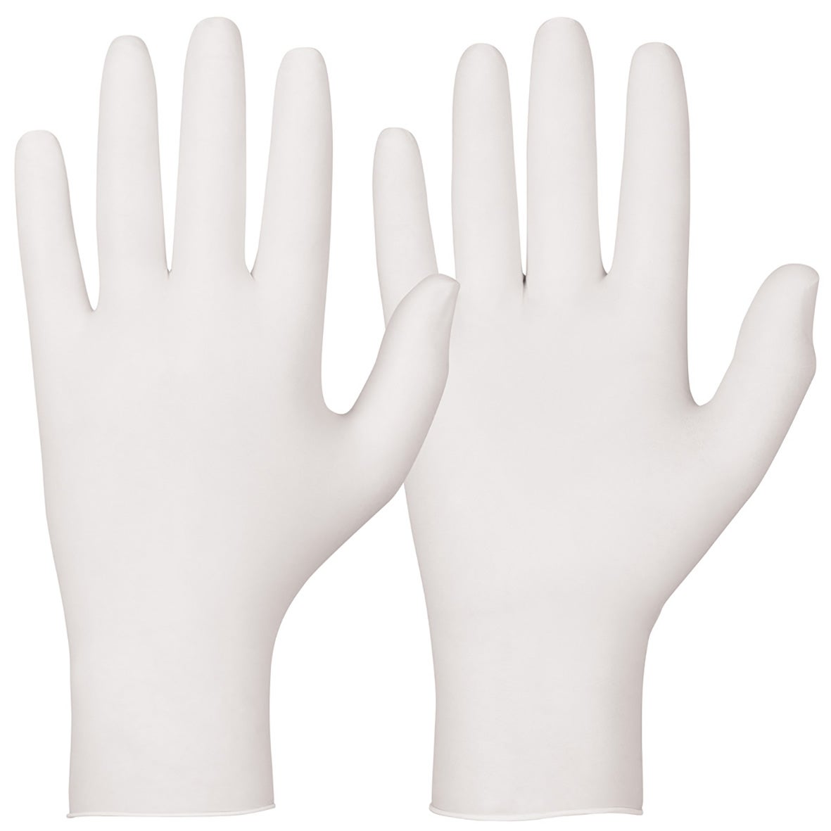 Engångshandskar Magic Touch® puderfria vit nitril Storlek S 100 st/fp