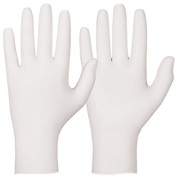 Nitrilhandske L 100/fp Vit