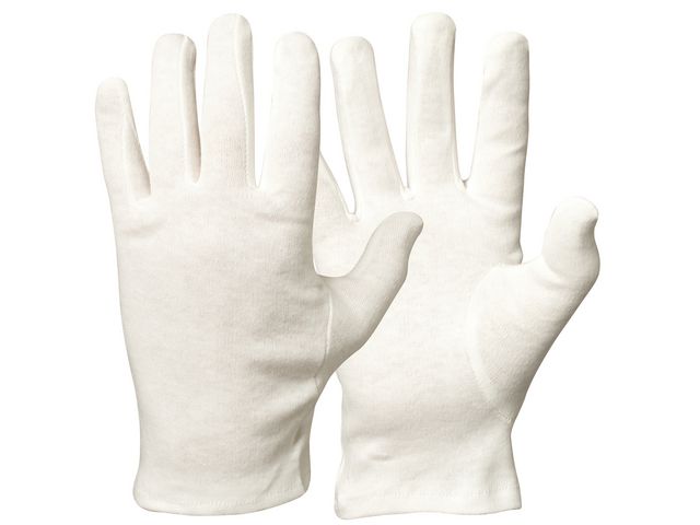 Textilhandske 0450 vit 26cm 12/fp - 5