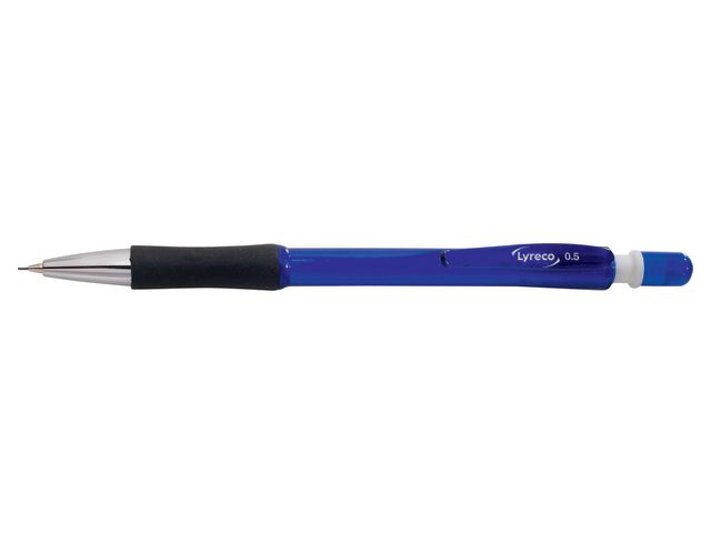 Stiftpenna LYRECO 0,5mm bl&aring; 12/fp