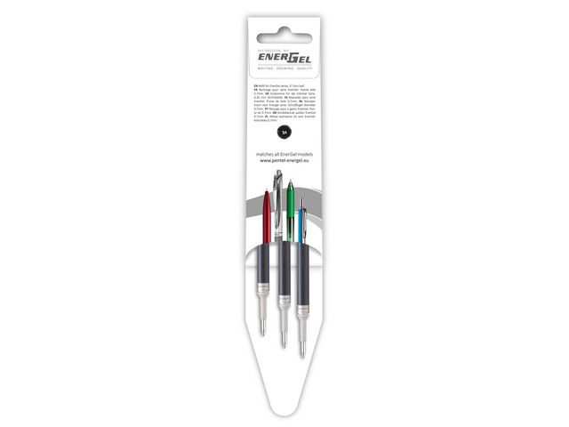 Refill PENTEL EnerGel LR7 0,7 svart 3/fp