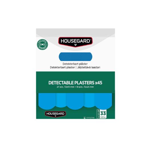 Plåster HOUSEGARD detekterbara 2x45st