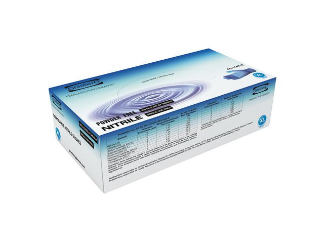 Kemikalieresistenta engångshandskar 770 nitril stl 100-pack