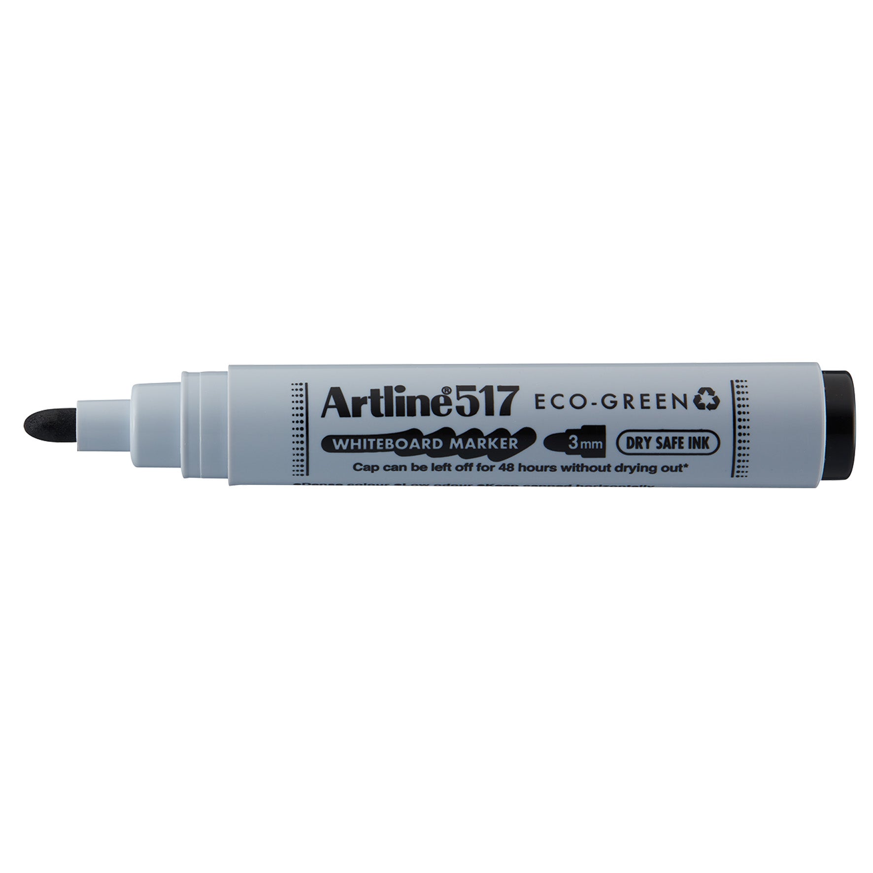 Whiteboardpenna Artline 517 Eco-green rund svart