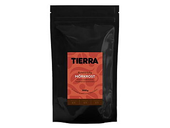 Kaffe TIERRA Mörkrost Hela Bönor 1kg