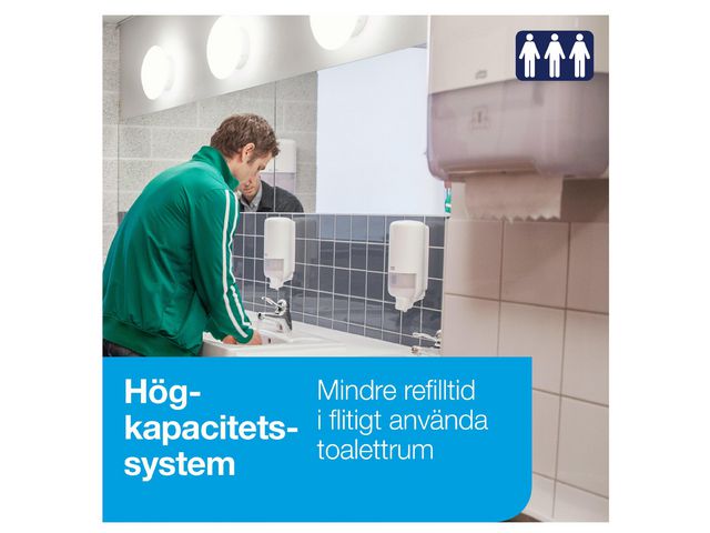 Dispenser handduk på rulle Tork Matic® H1 vit