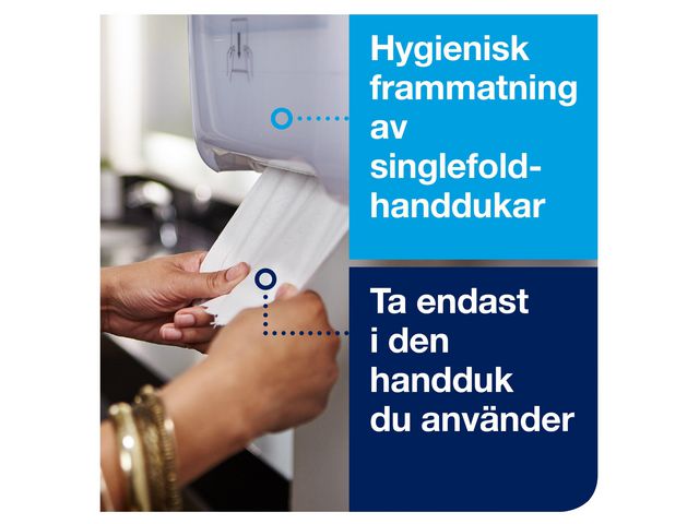 Dispenser handduk på rulle Tork Matic® H1 vit