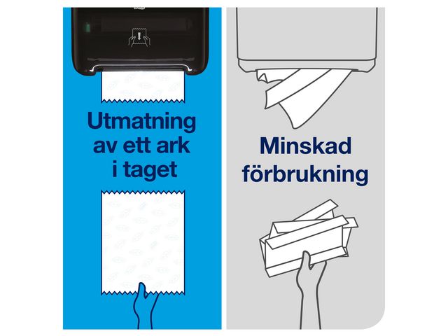 Dispenser handduk på rulle Tork Matic® H1 svart
