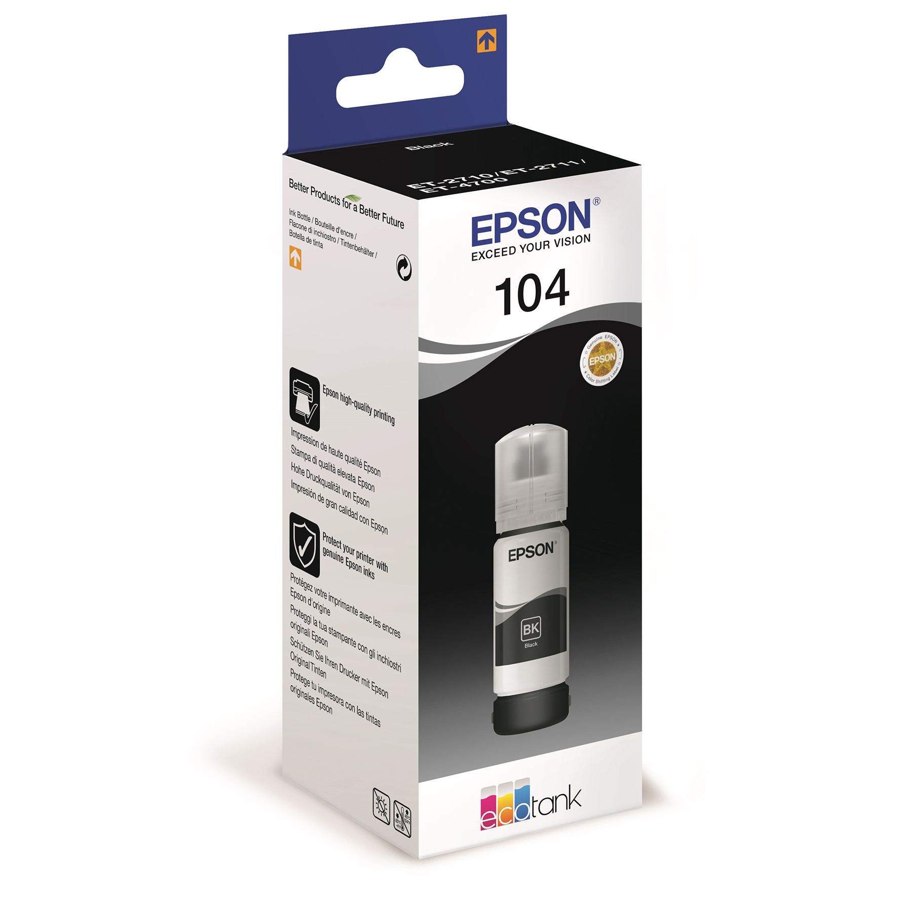 Bläck Epson 104 svart