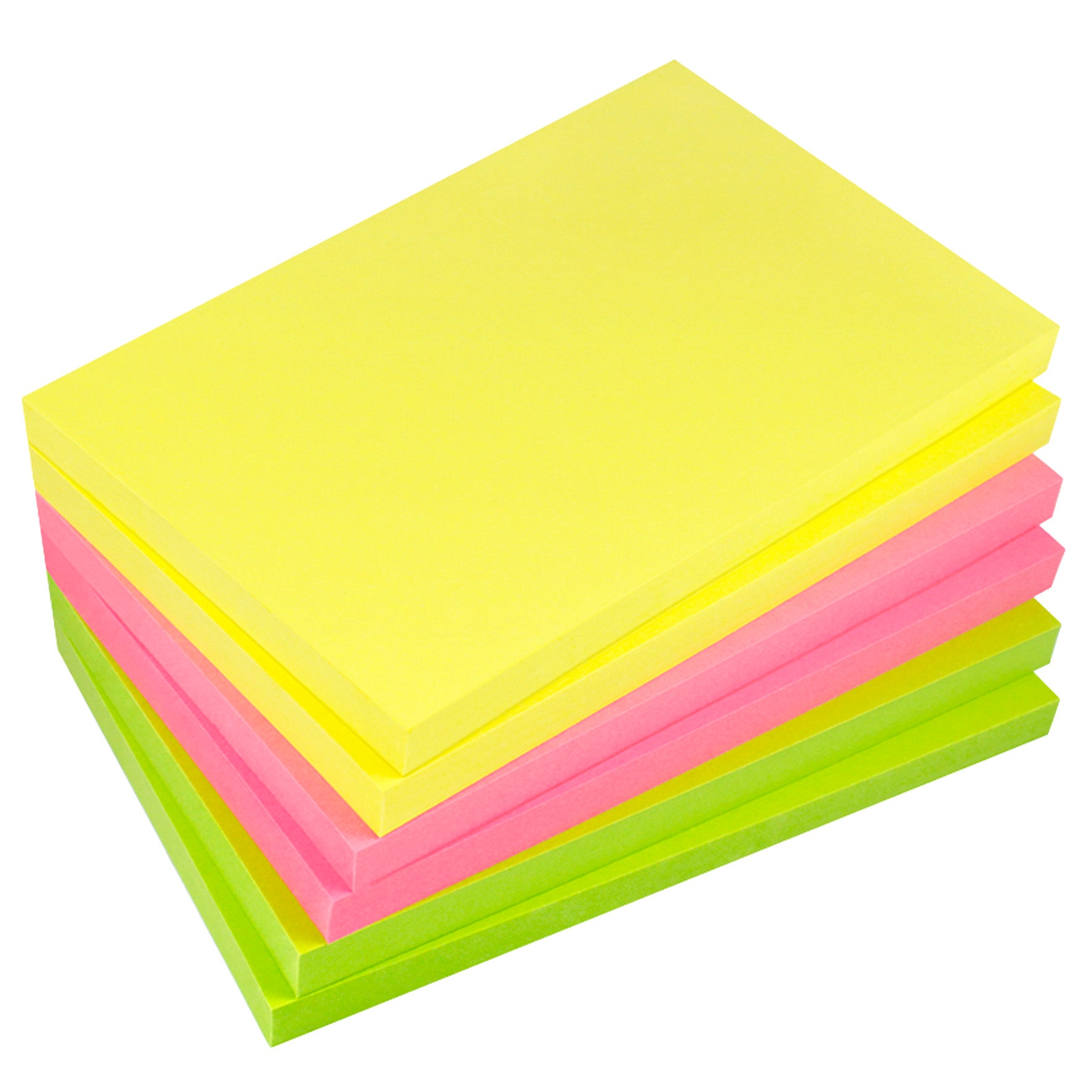 Notis Info Brilliant Sticky Notes 75x125 mm neon 6 block