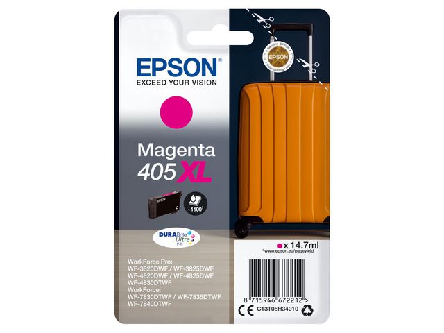 Bläck Epson 405XL magenta 14,7 ml