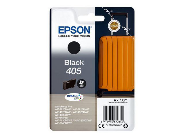 Bläck Epson 405 svart 7,6 ml