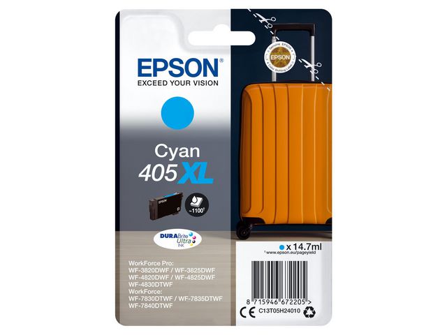 Bläck Epson 405XL cyan 14,7 ml