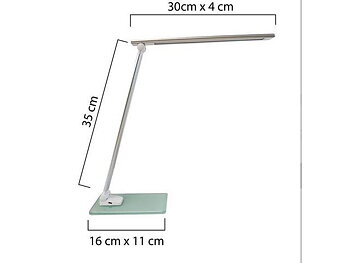 Lampa UNILUX Popy LED silver/vit