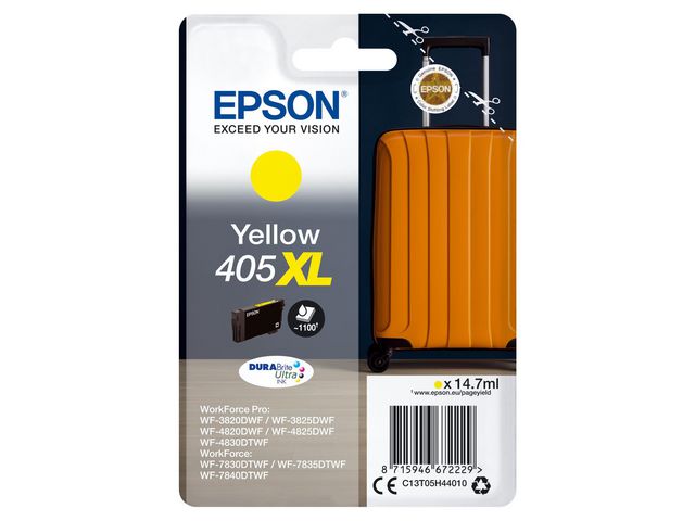 Bläck Epson 405XL gul 14,7 ml