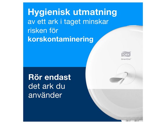 Dispenser Toalettpapper SmartOne MiniTwin Tork T9 Svart