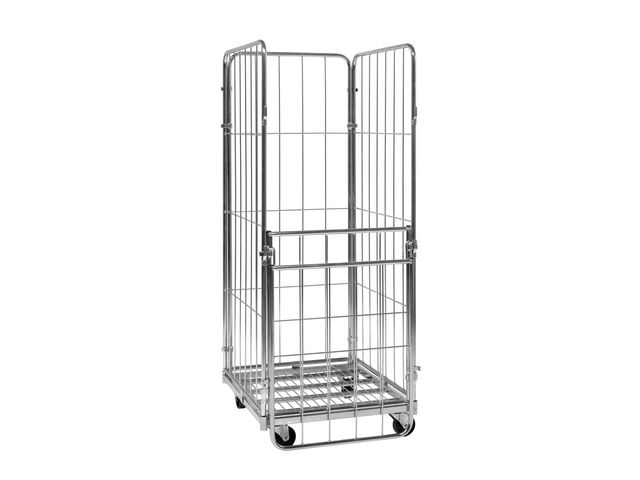 Rullcontainer 4 sidor öppn. långsida