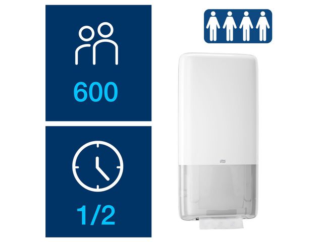 Dispenser Handduk Mini PeakServe Vit Tork