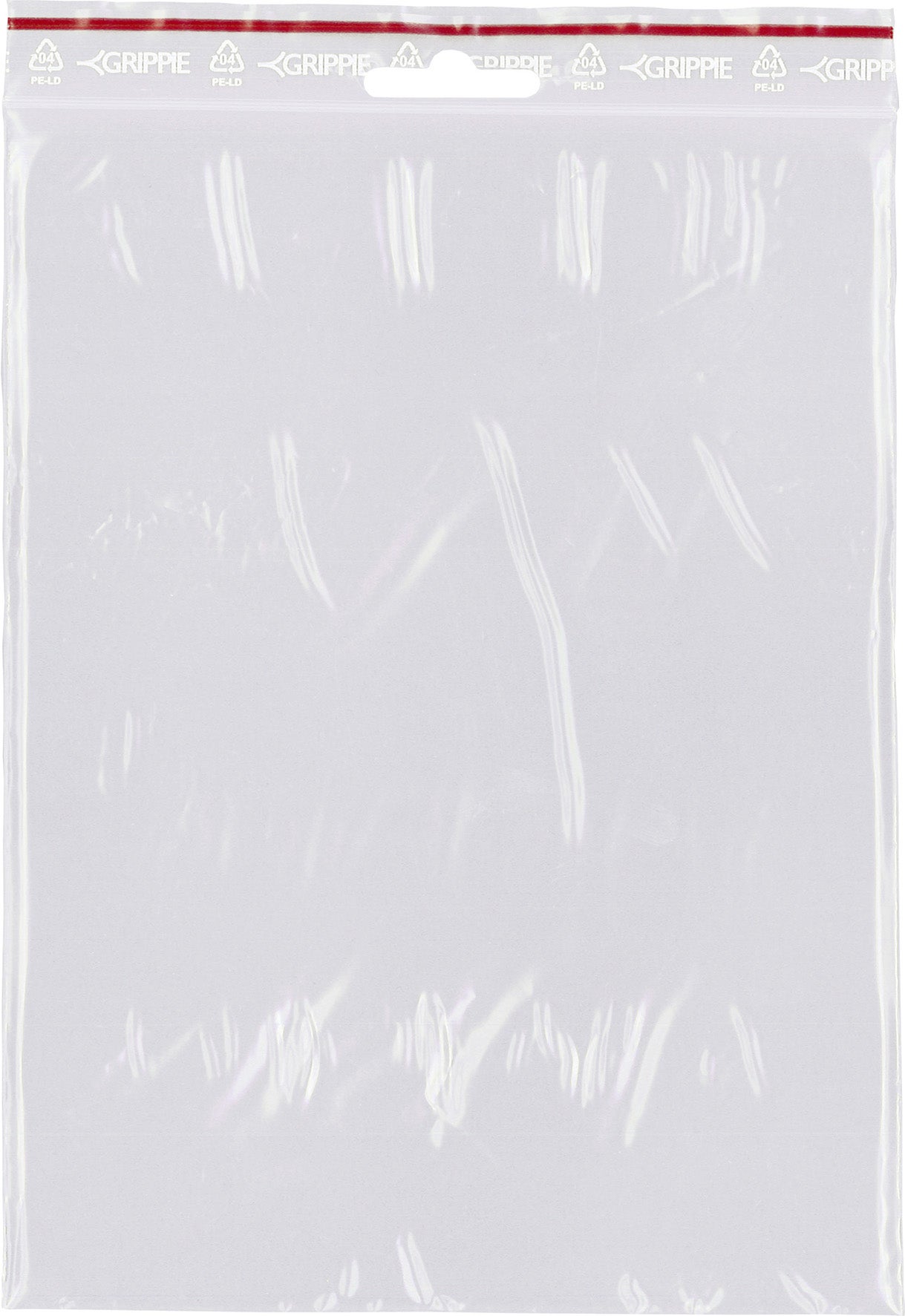 Blixtlåspåse 150x200 mm utan skrivfält 100-pack
