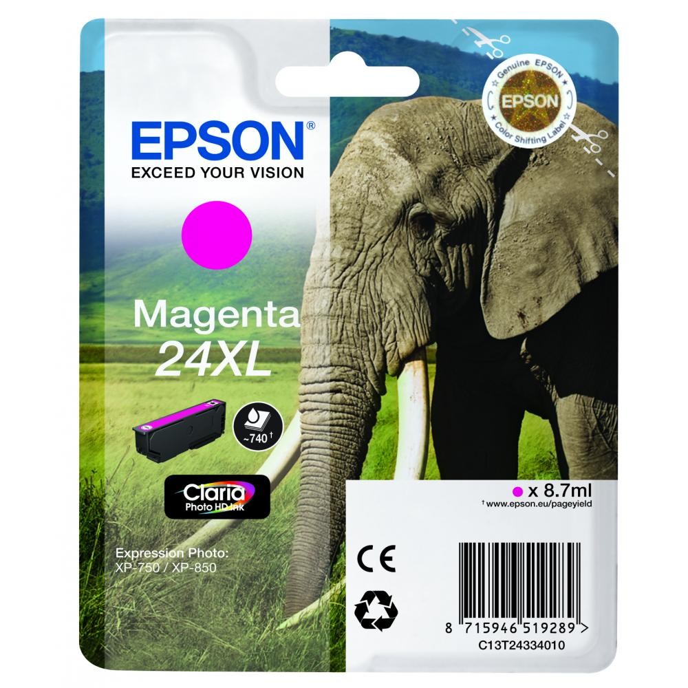 Bläck Epson T2433 XL Magenta