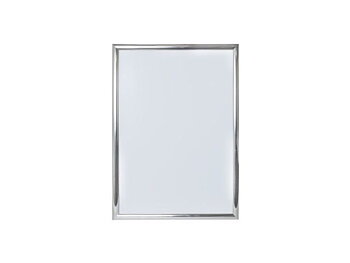 Väggram 50x70cm silver polerad 25mm