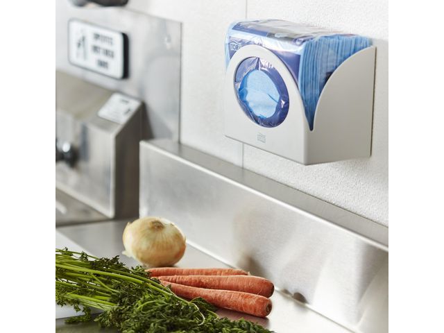 Dispenser W8 Small Pack Tork Vit