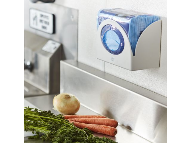 Dispenser W8 Small Pack Tork Vit