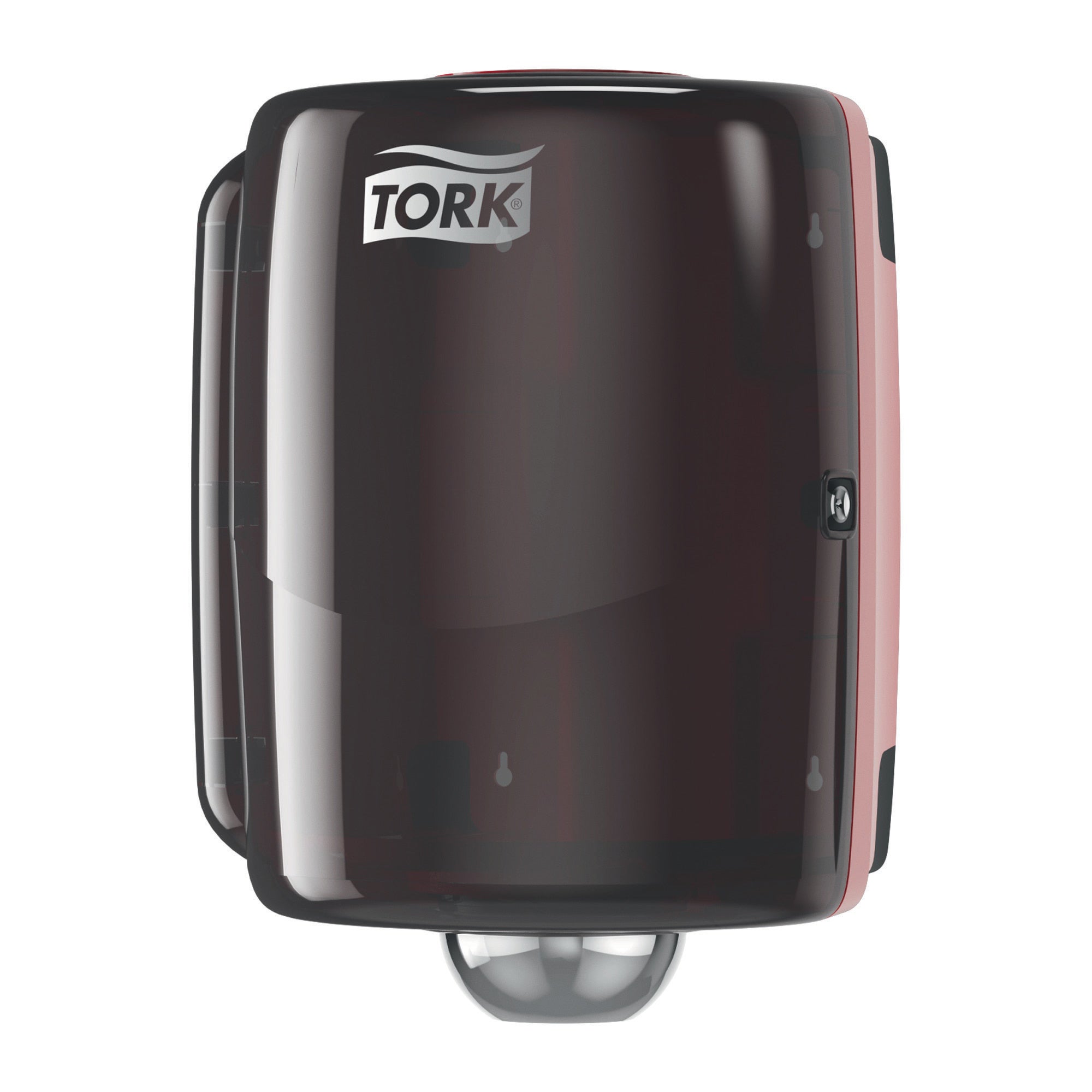 Centrummatad dispenser Tork Maxi W2 röd