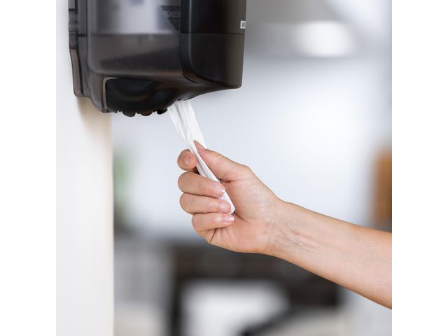Dispenser C-feed torkrullar S vit