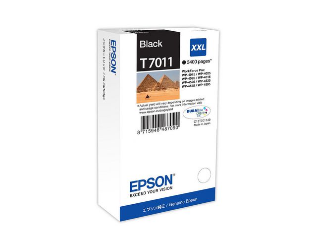 Bläckpatron EPSON C13T70114010 svart