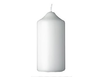 Blockljus DUNI 130x60mm vit