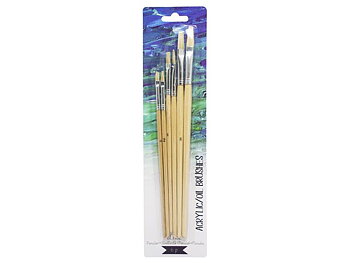 Penselset Sense olje/akryl 6/fp