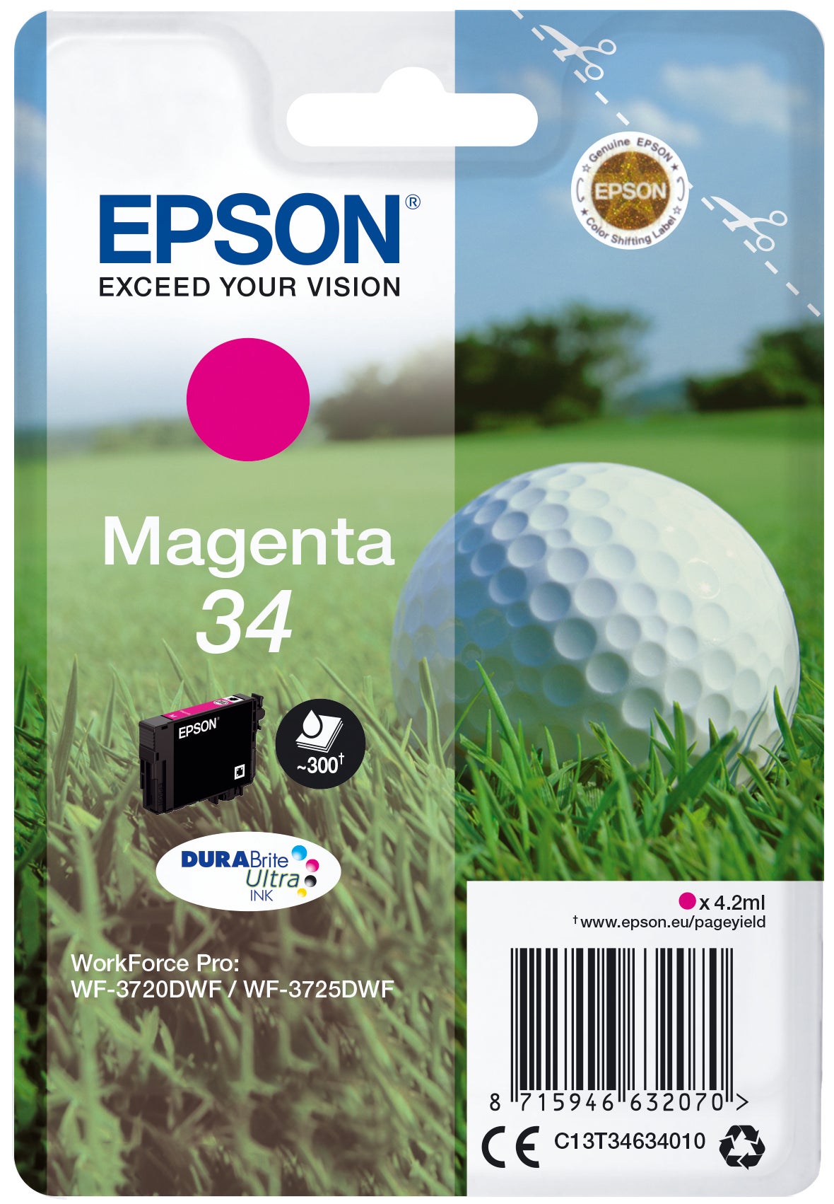 Bläckpatron Epson T3463 Magenta