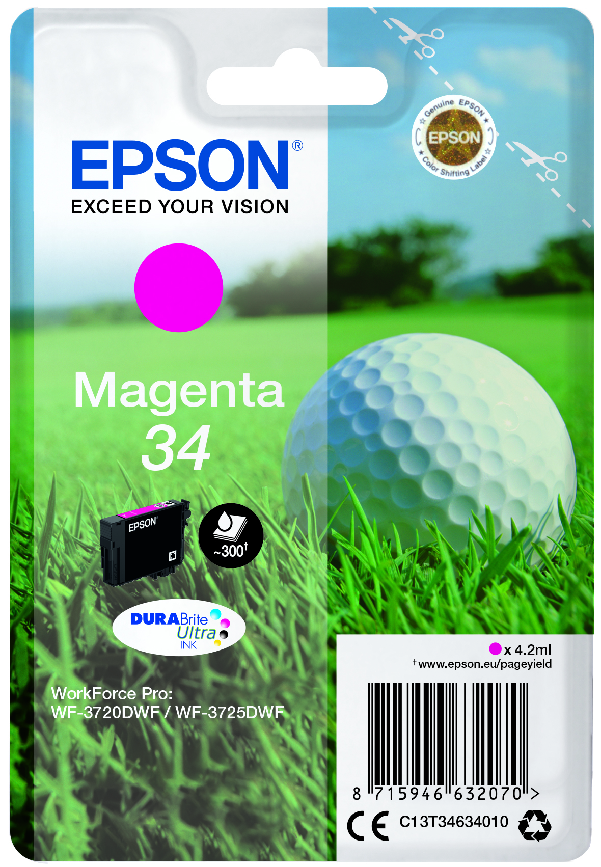 Bläckpatron Epson T3463 Magenta