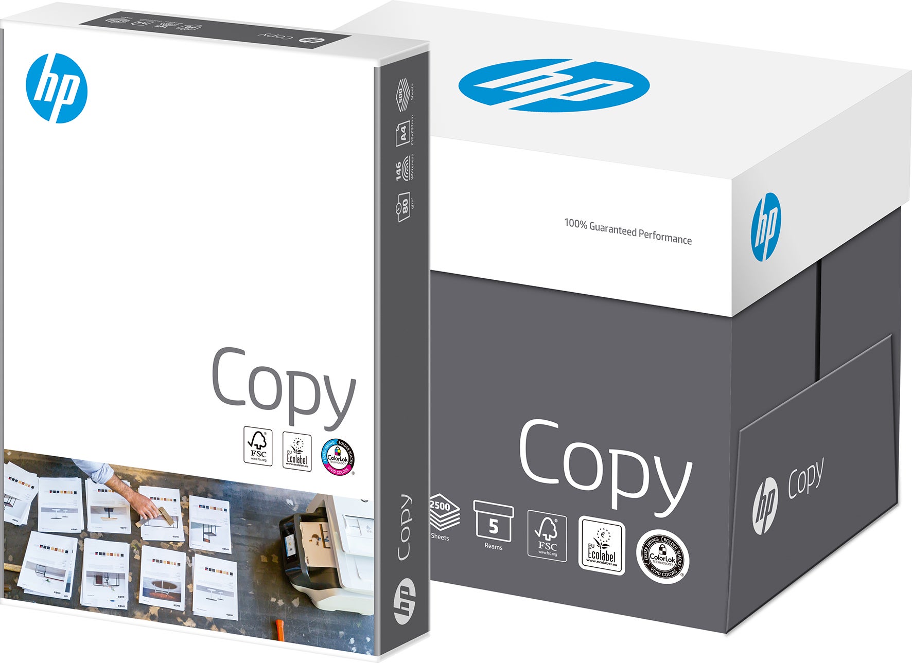 Kopieringspapper HP Copy A4 80g 500/pkt