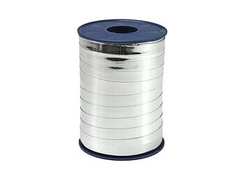 Presentband metallic silver 10mmx250m
