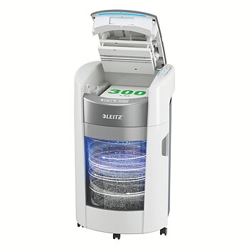 Dokumentförstörare Leitz IQ OptiMax Autofeed 300 P5 Micro Cut
