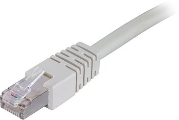 Nätverkskabel U/UTP Cat6 patchkabel Deltaco 5 Meter Grå