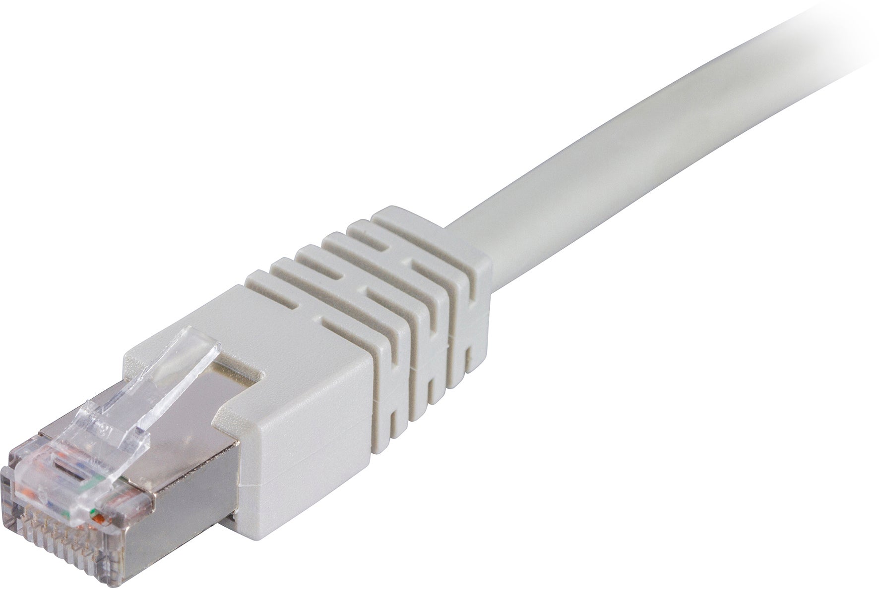 Nätverkskabel U/UTP Cat6 patchkabel Deltaco 3 Meter Grå