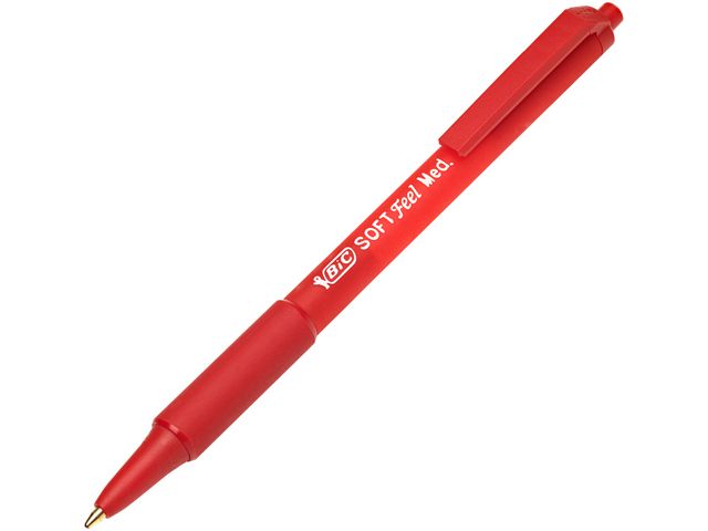 Kulpenna BIC Soft Feel Clic 1,0 r&ouml;d