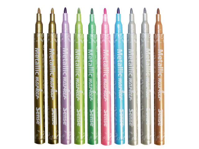 Fiberpenna metallic 10/fp