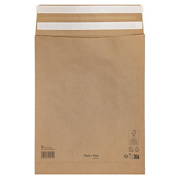 E-handelspåse papper S 250-pack