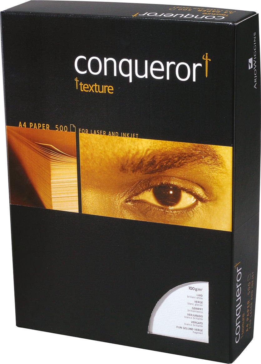 Kopieringspapper Conqueror A4 brilliant white 100g 500/fp