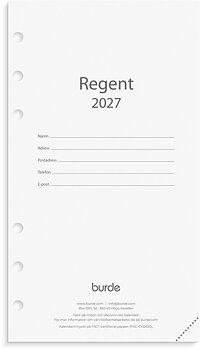 Kalendersats Regent 2027 Burde