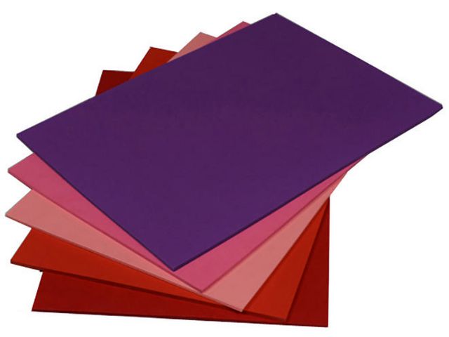 Dekorationskart A4 220g R&ouml;d-Lila 50/fp