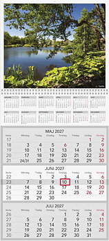Väggkalender 2027 Trebello Burde