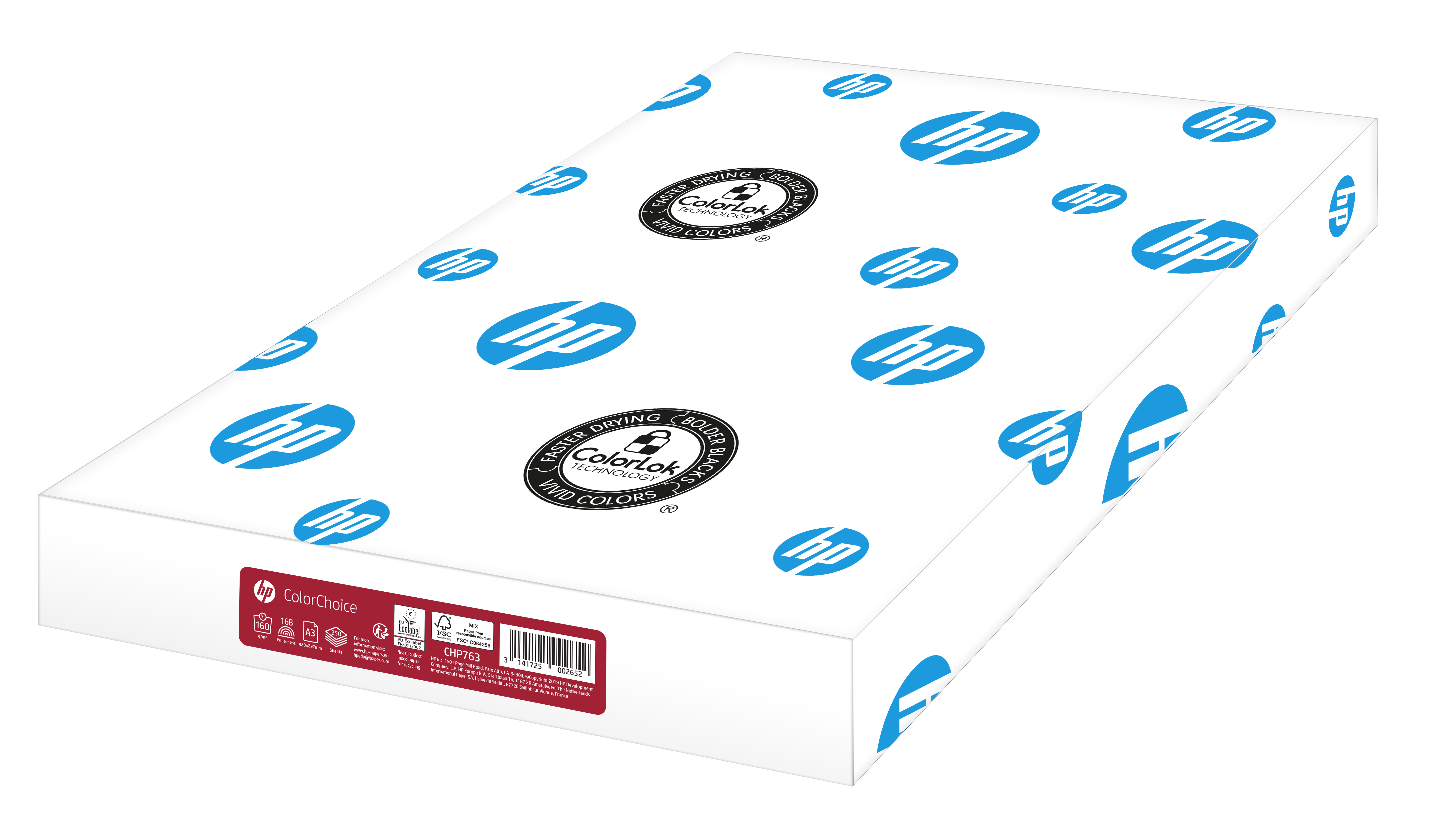 Papper HP Color A3 160g 250/fp