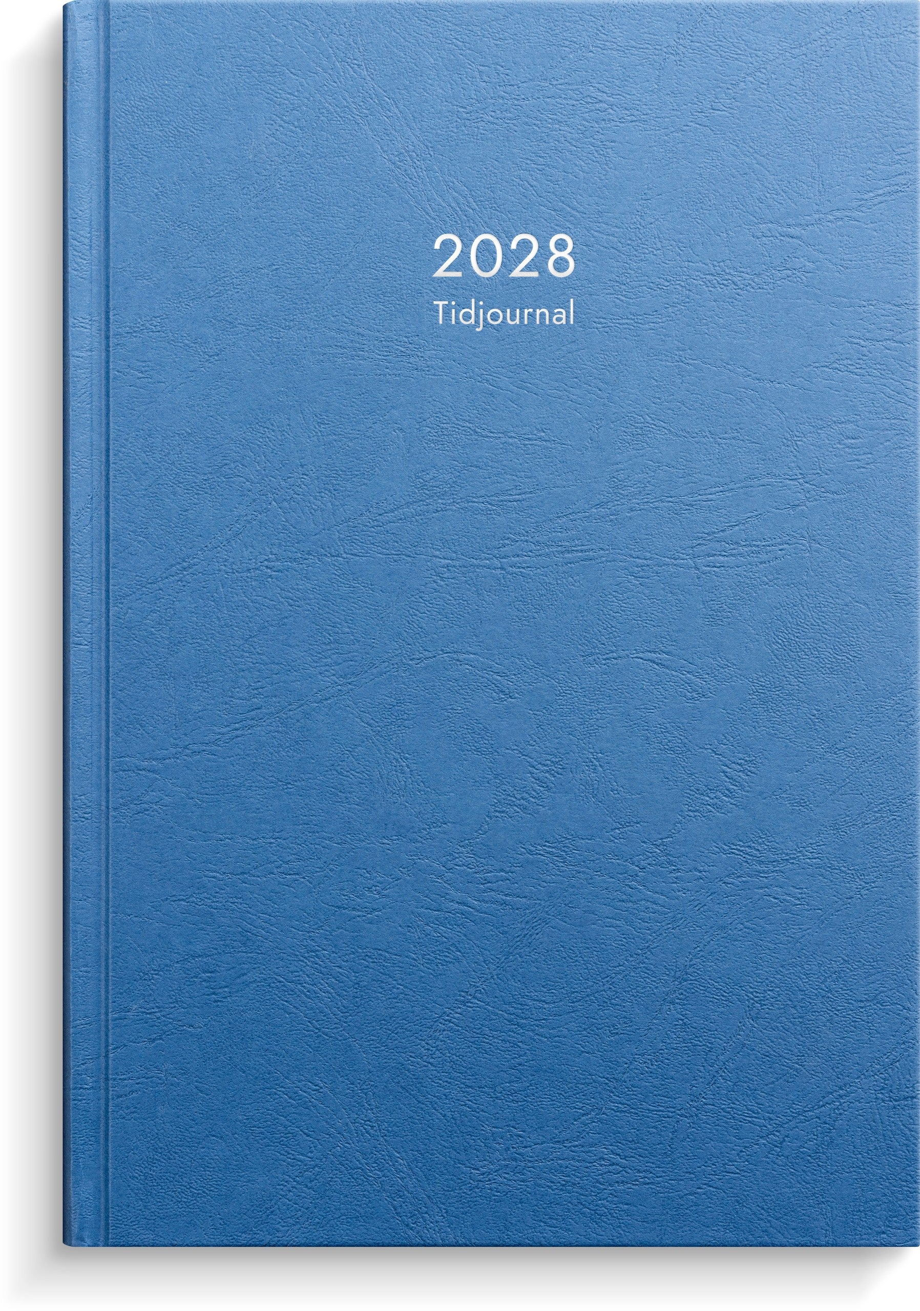 Tidjournal 2028 blå kartong Burde