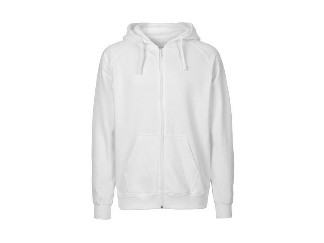 Hoodie zip NEUTRAL O63301 herr vit